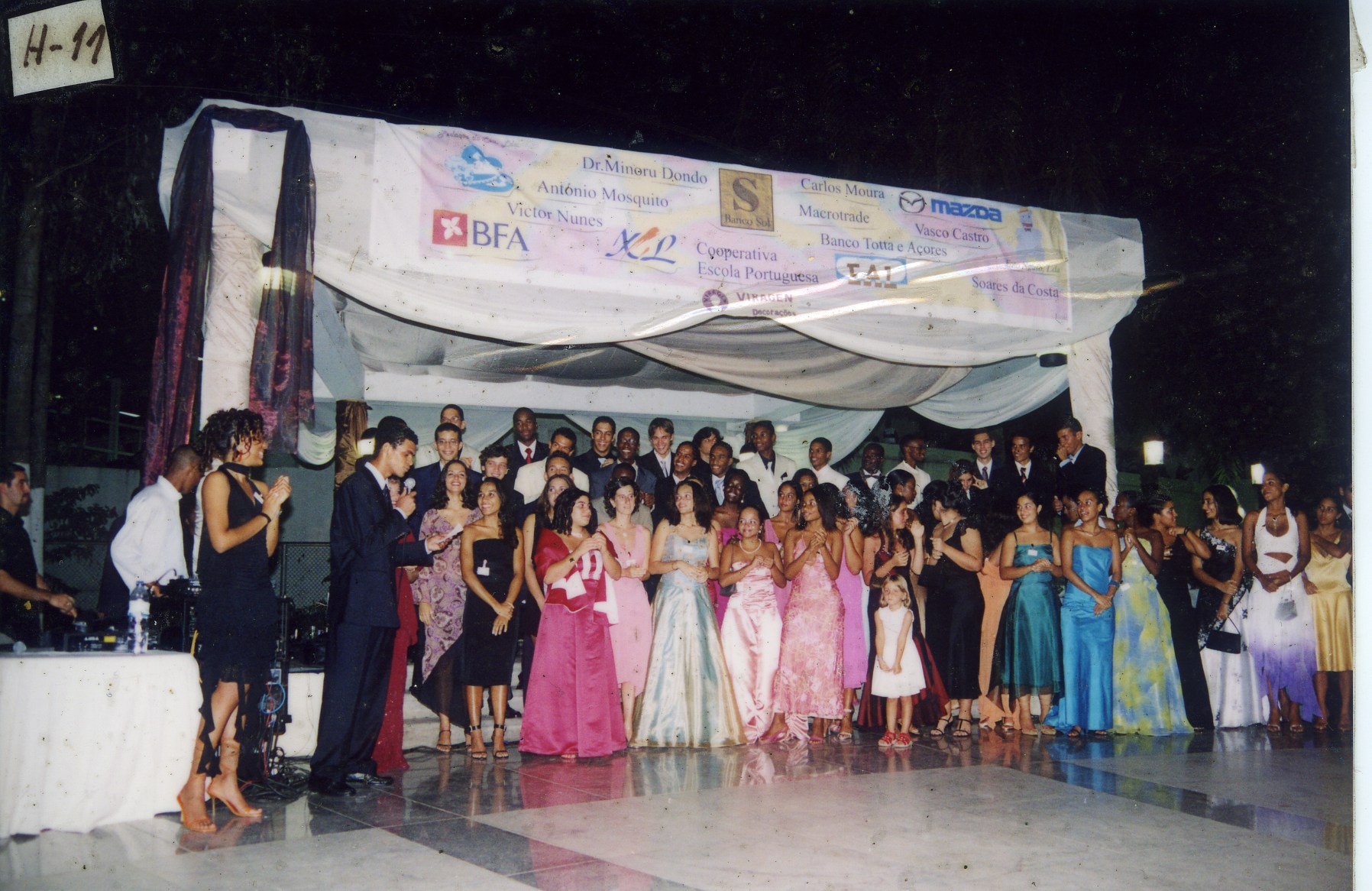 baile de finalistas Parque Heróis de Chaves 2003-2004