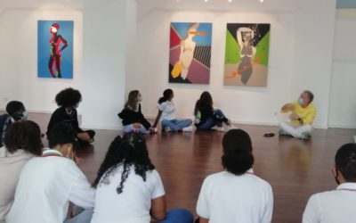 Visita à exposição de pintura “Musas”