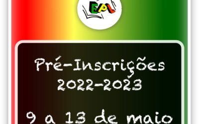 Ficha de pré-inscrição de novos alunos 2022-2023