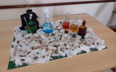 Presépio Químico elaborado pelo grupo de Físico-Química