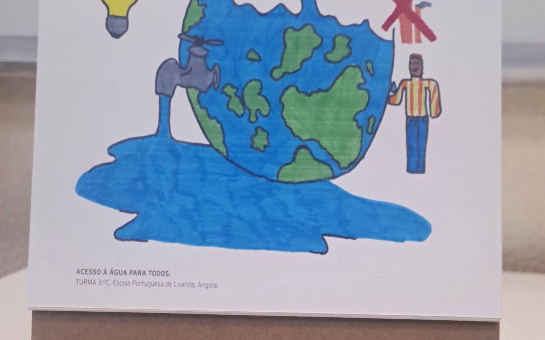 Escola Azul – Desafio HIDROVAL – Ilustração calendário 2024