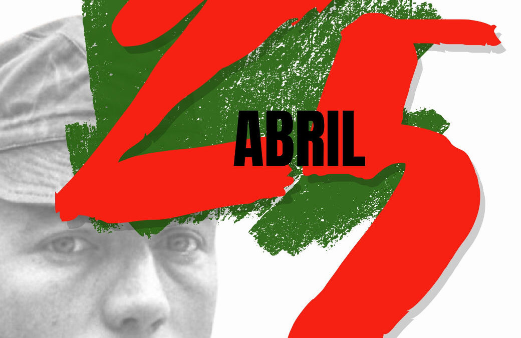 Cartaz alusivo às comemorações do 25 de abril