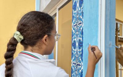A Cultura Portuguesa ganha vida num mural cheio de cor!