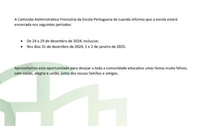 Comunicado – Escola Encerrada