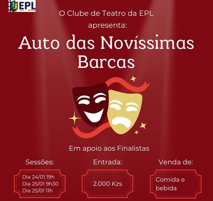 25 e 26 de janeiro – Teatro “Auto das Novíssimas Barcas”