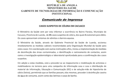 Comunicado – Ministério da Saúde