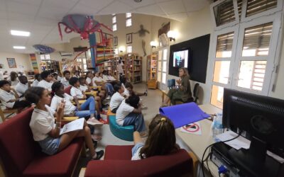 Projeto Bioarte: Escola Azul sensibiliza alunos para a conservação dos manatins