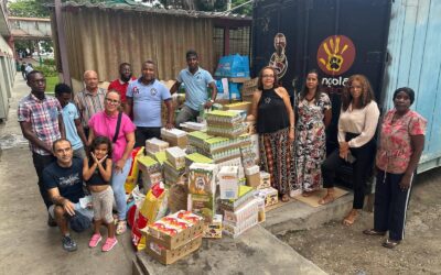 Entrega de donativos a instituições angariados com a receita da Feira de Natal 2024