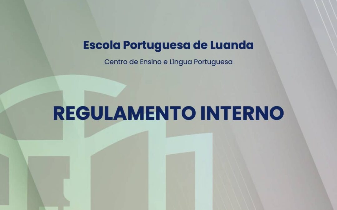 Novo Regulamento Interno