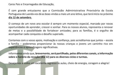 Abertura do ano letivo 2025-2026