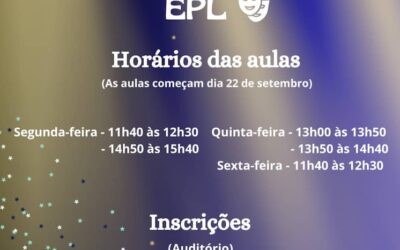 Clube de Teatro da EPL – Inscrições abertas