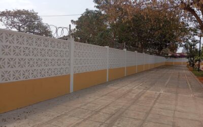 Pintura dos muros da nossa escola