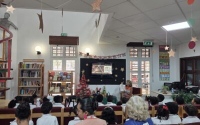 Viver o Natal na Biblioteca Escolar da Escola Portuguesa de Luanda
