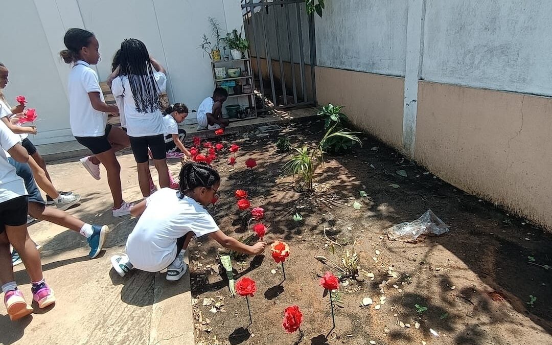 Alunos do 2.º ano marcaram presença nas celebrações do 25 de abril